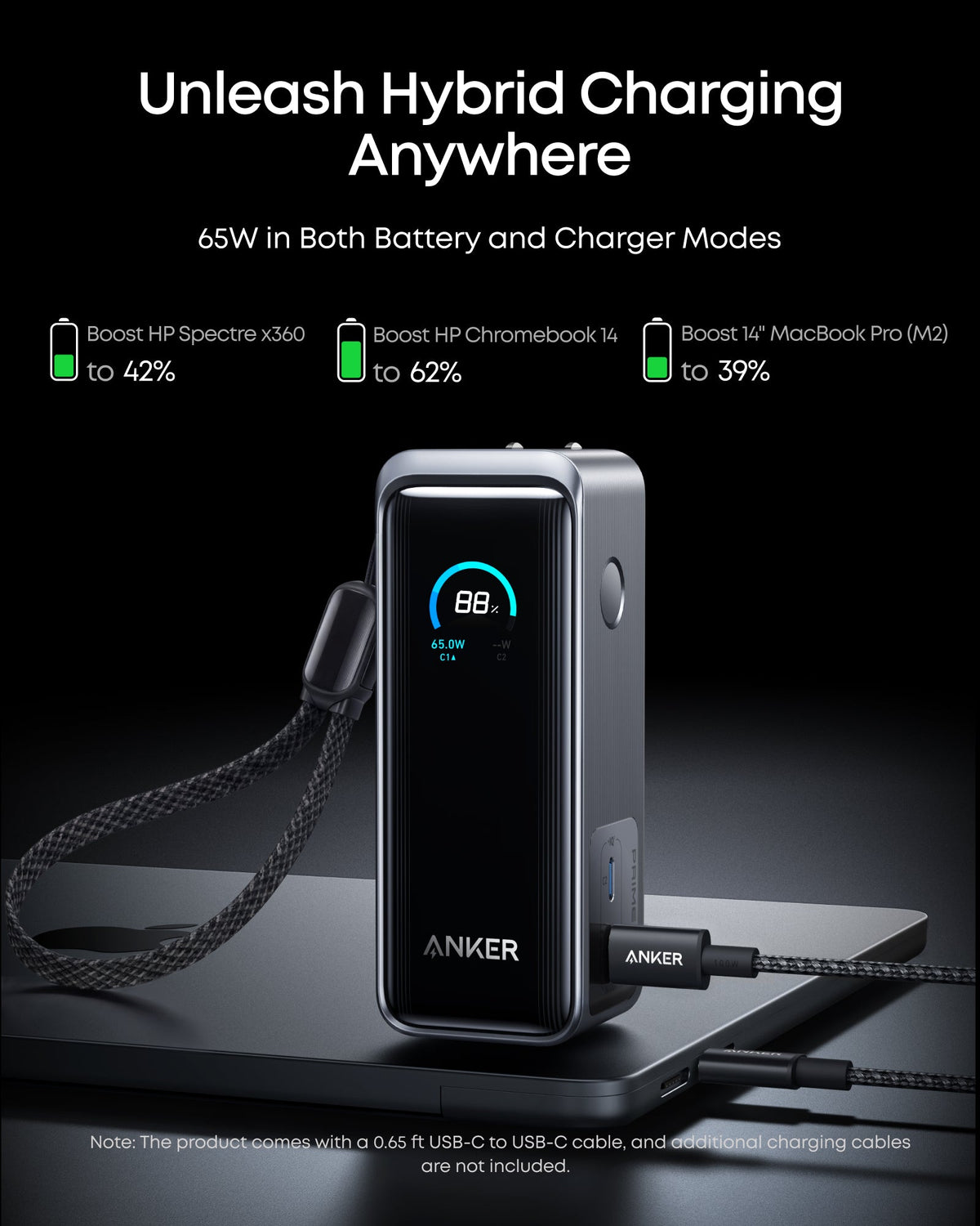 Anker Prime Power Bank 9.6K Fusion - product view 2