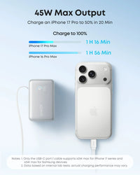 Anker Nano Power Bank (10K, 45W, Built-In Retractable USB-C Cable) - Snagva
