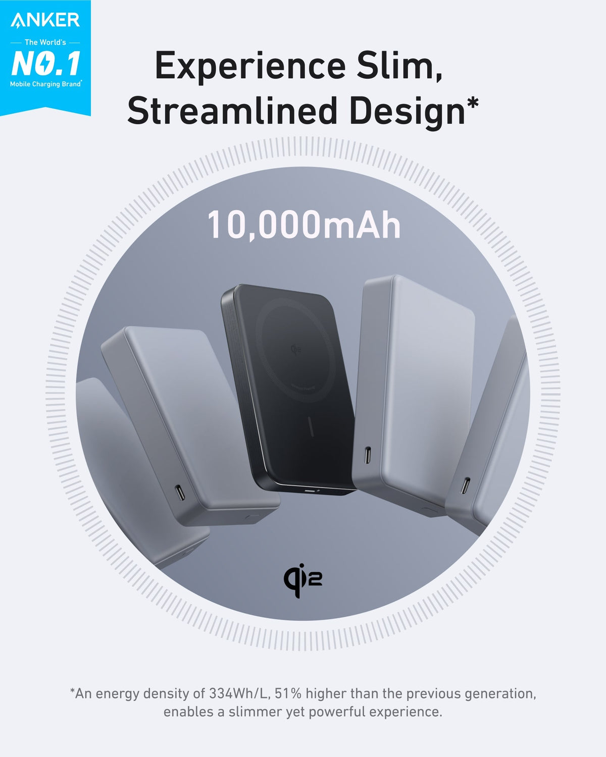 Anker MagGo Power Bank 10K Slim - product view 2