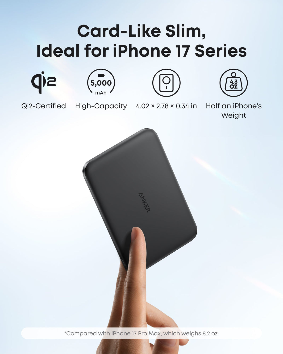 Anker Nano Power Bank 5K MagGo Slim - product view 3