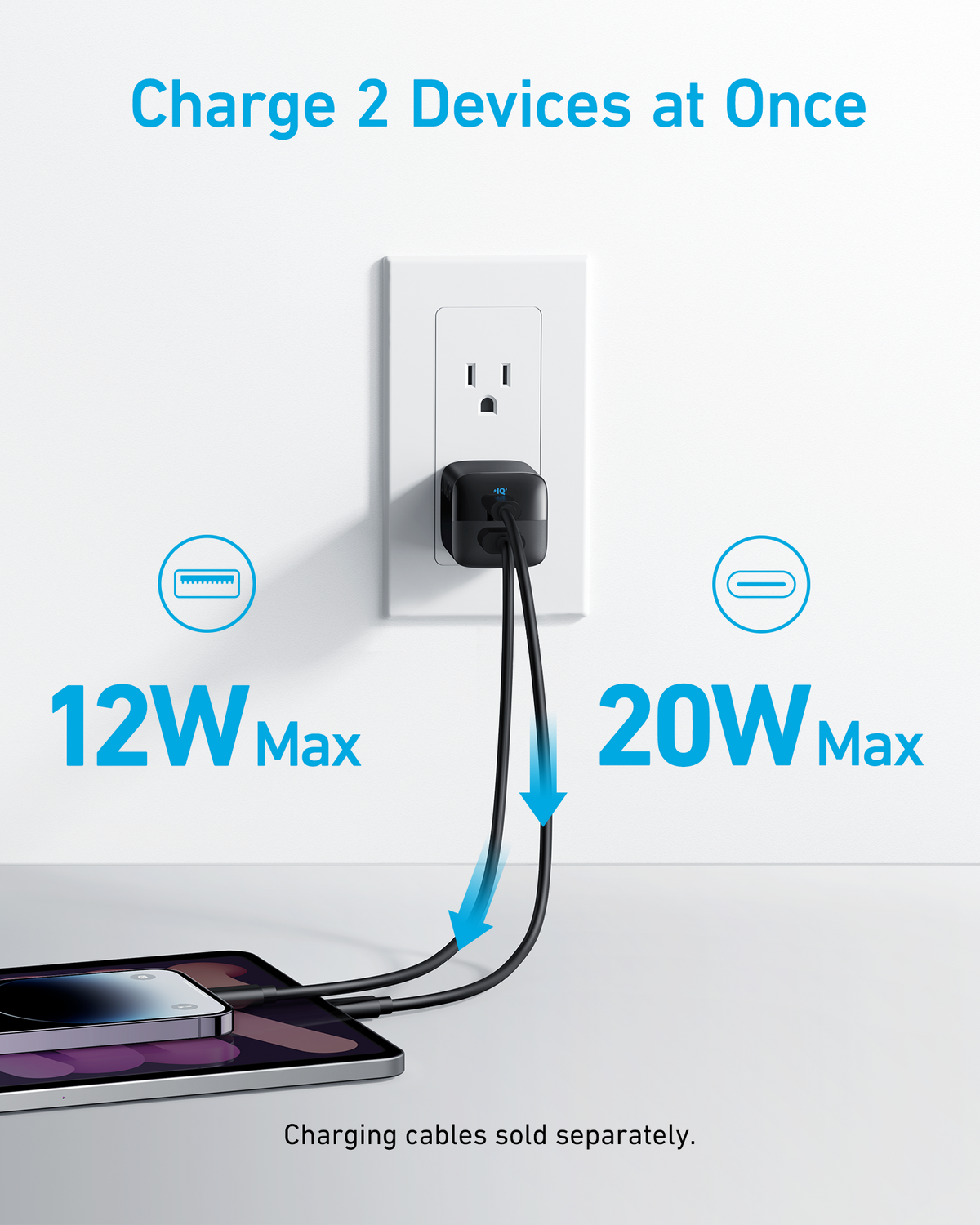 Anker 323 Charger 33W - product view 3