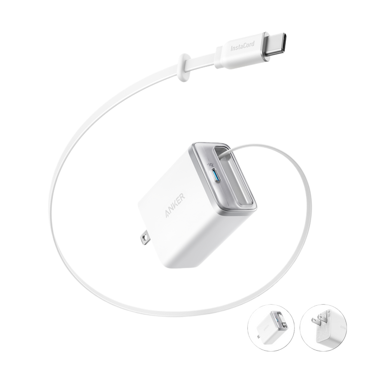 Anker Nano Charger 35W with retractable USB-C cable