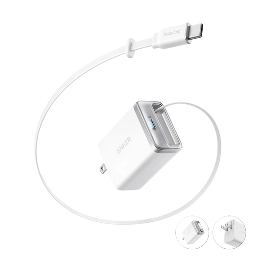 Anker Nano Charger (35W, Built-In Retractable USB-C Cable)