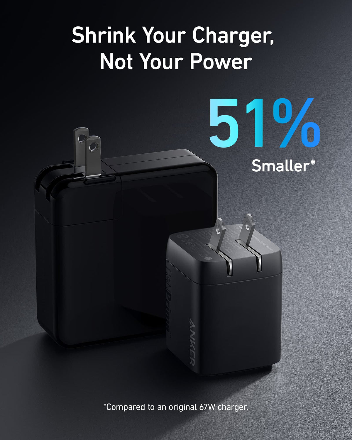 Anker Prime 67W GaN Wall Charger - product view 4