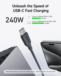Anker 543 USB-C Cable Bio-Braided 6 ft - product view 2