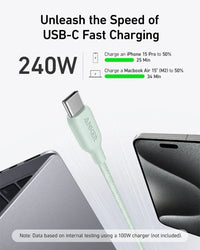 Anker <b>543</b> USB-C to USB-C Cable (Bio-Braided,6 ft) - Snagva