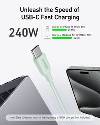 Anker <b>543</b> USB-C to USB-C Cable (Bio-Braided,6 ft) - Snagva
