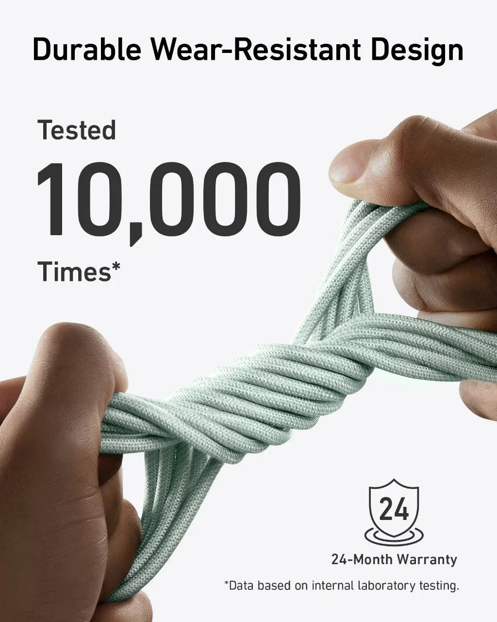 Anker <b>543</b> USB-C to USB-C Cable (Bio-Braided,6 ft) - Snagva
