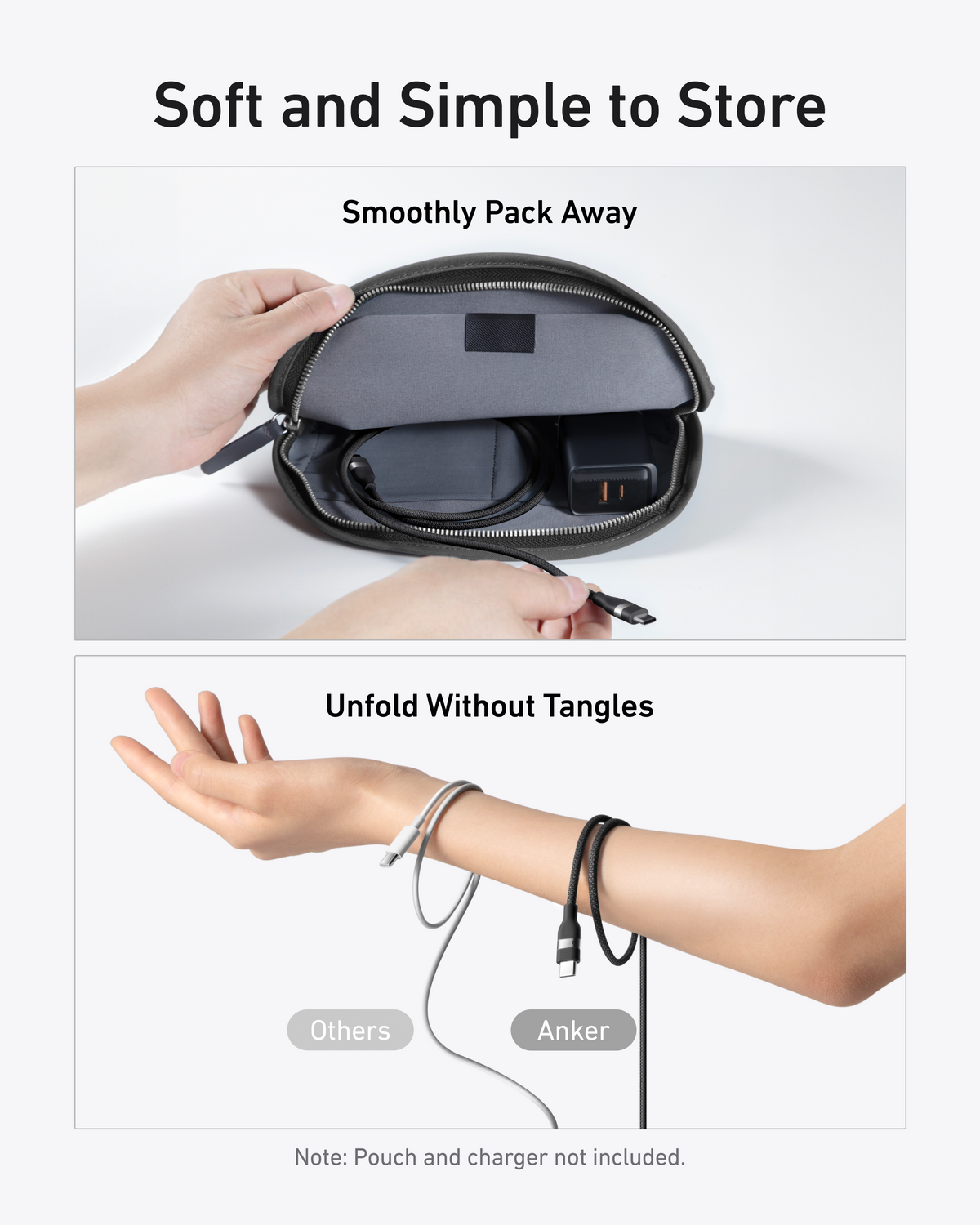 Anker USB-C to USB-C Cable 240W braided - product view 3
