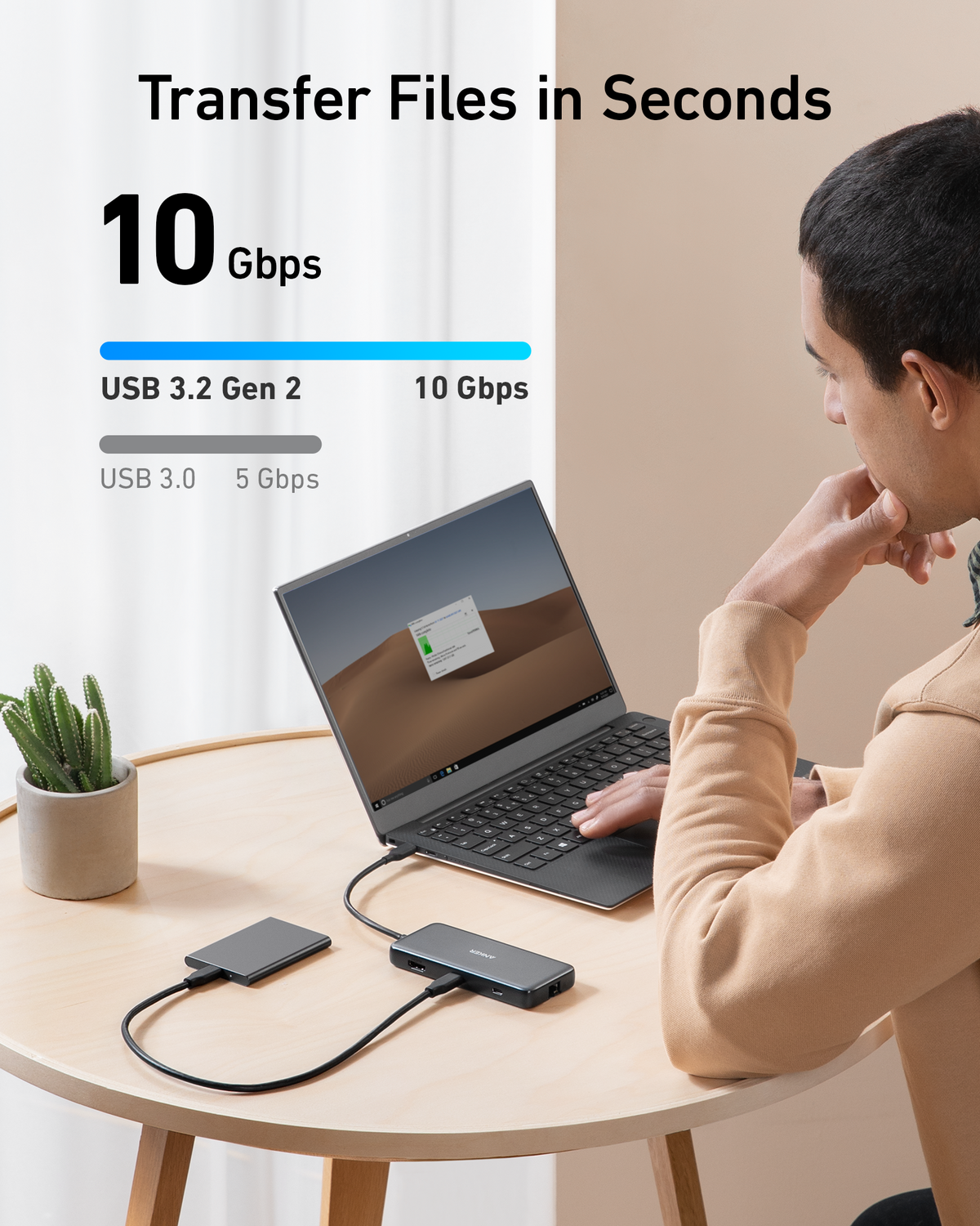 Anker 555 USB-C Hub 8-in-1 - product view 3