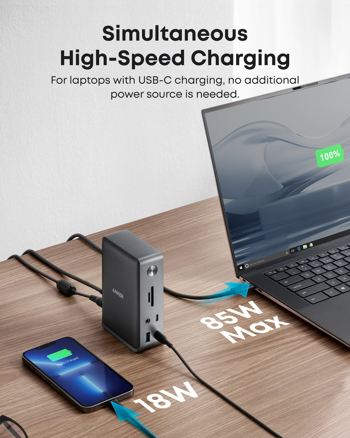 Anker 575 USB-C Docking Station - product view 4