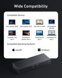 Anker <b>778</b> Thunderbolt Docking Station (12-in-1, Thunderbolt 4) - Snagva