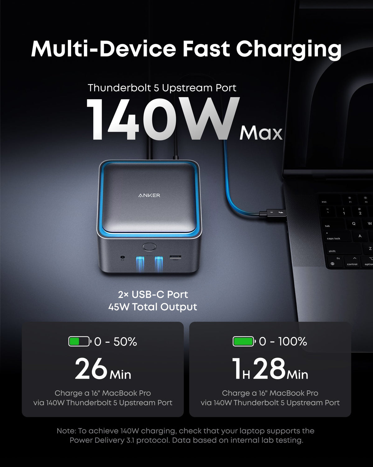 Anker Prime TB5 Docking Station - product view 3