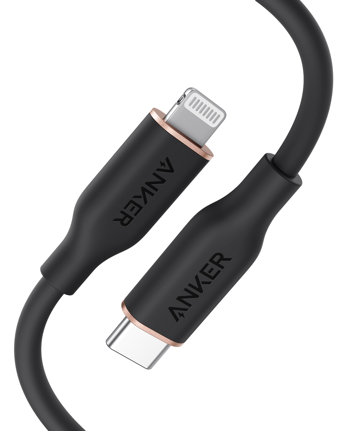 Anker 641 USB-C to Lightning Cable Flow 3 ft silicone