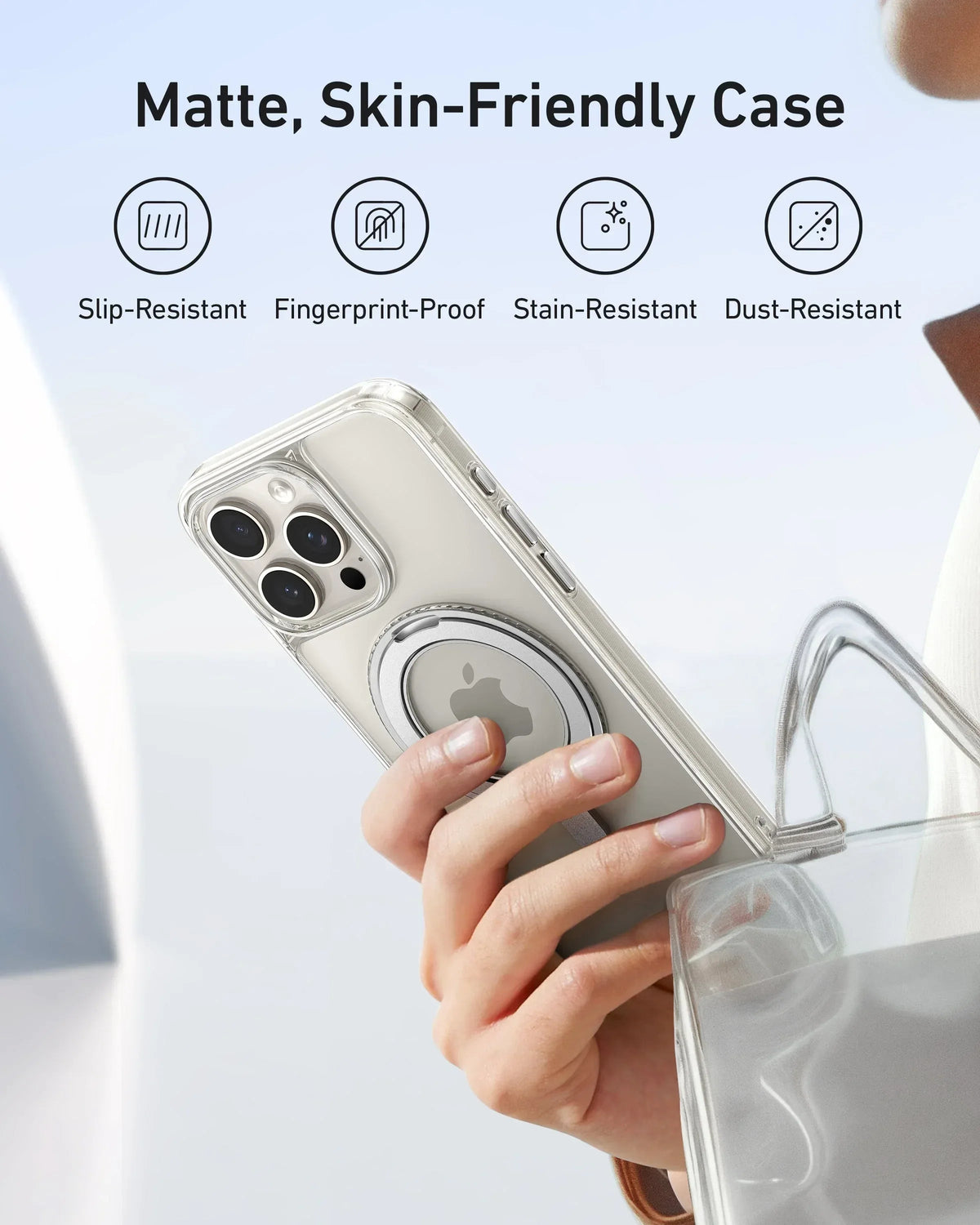 Anker MagGo Magnetic Case with Stand (360° Ring Stand) - Snagva