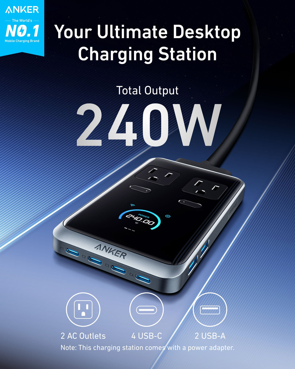 Anker Prime Charging Station 8-in-1 - product view 2