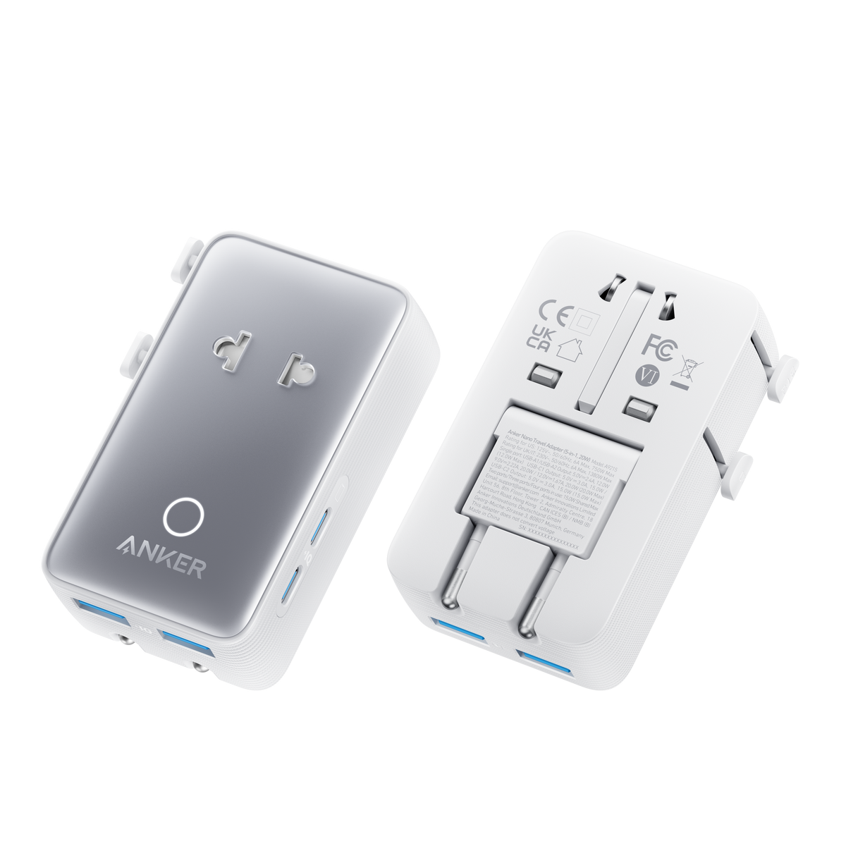 Anker Nano Travel Adapter 5-in-1 20W