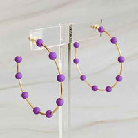 Games On Cloud Nine Hoop Earrings