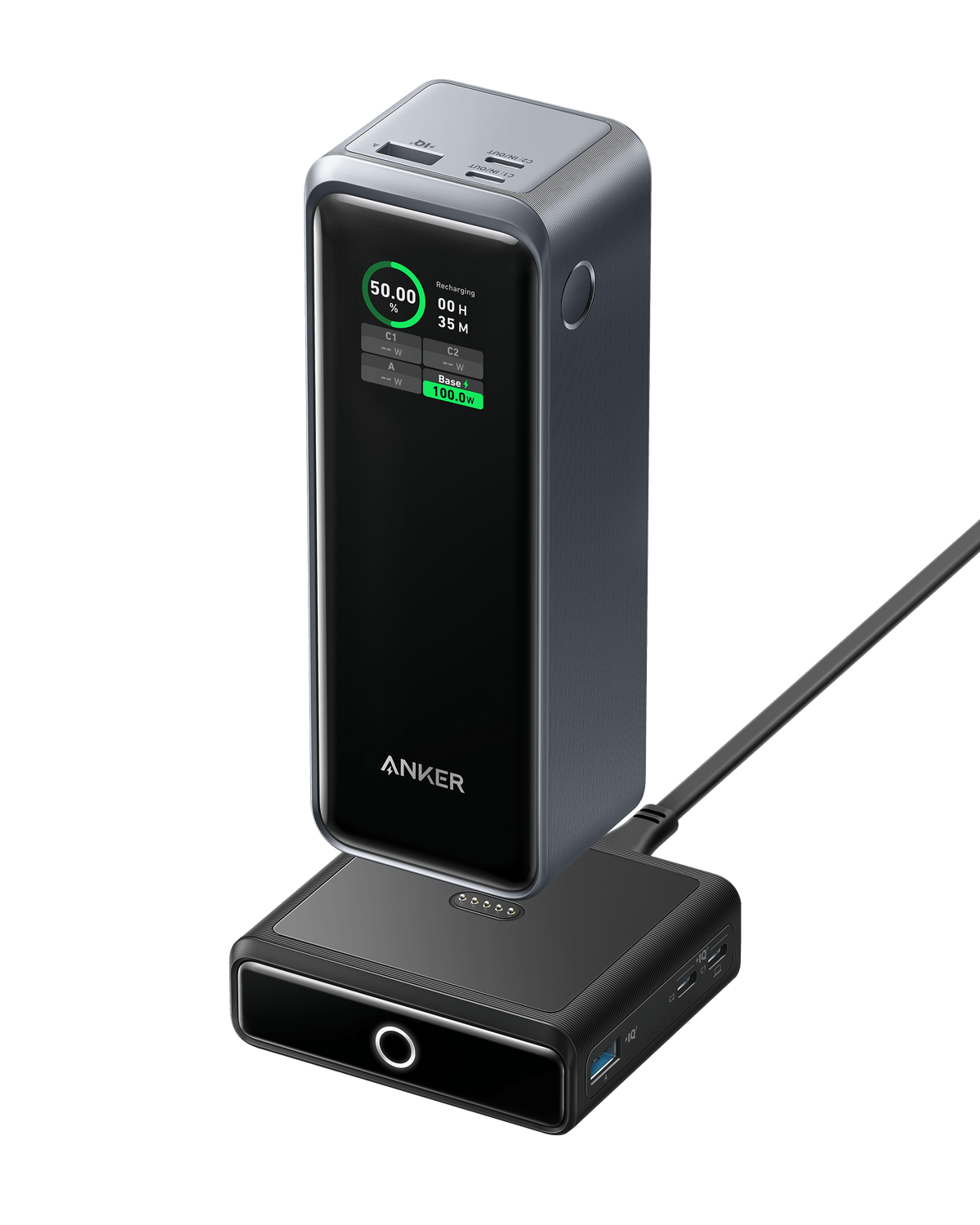 Anker Prime 27650mAh Power Bank 250W with 100W Charging Base