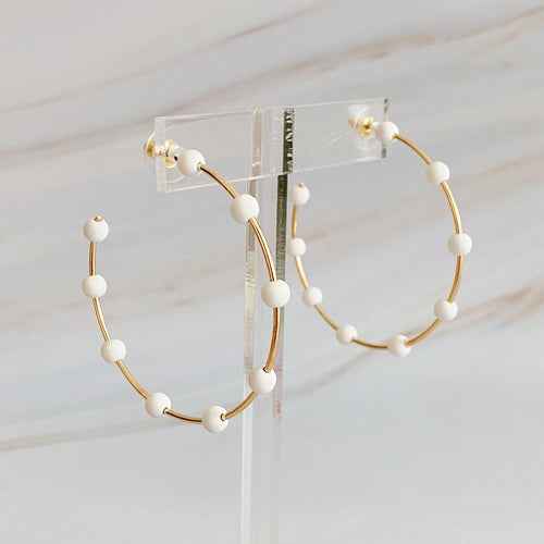 Games On Cloud Nine Hoop Earrings