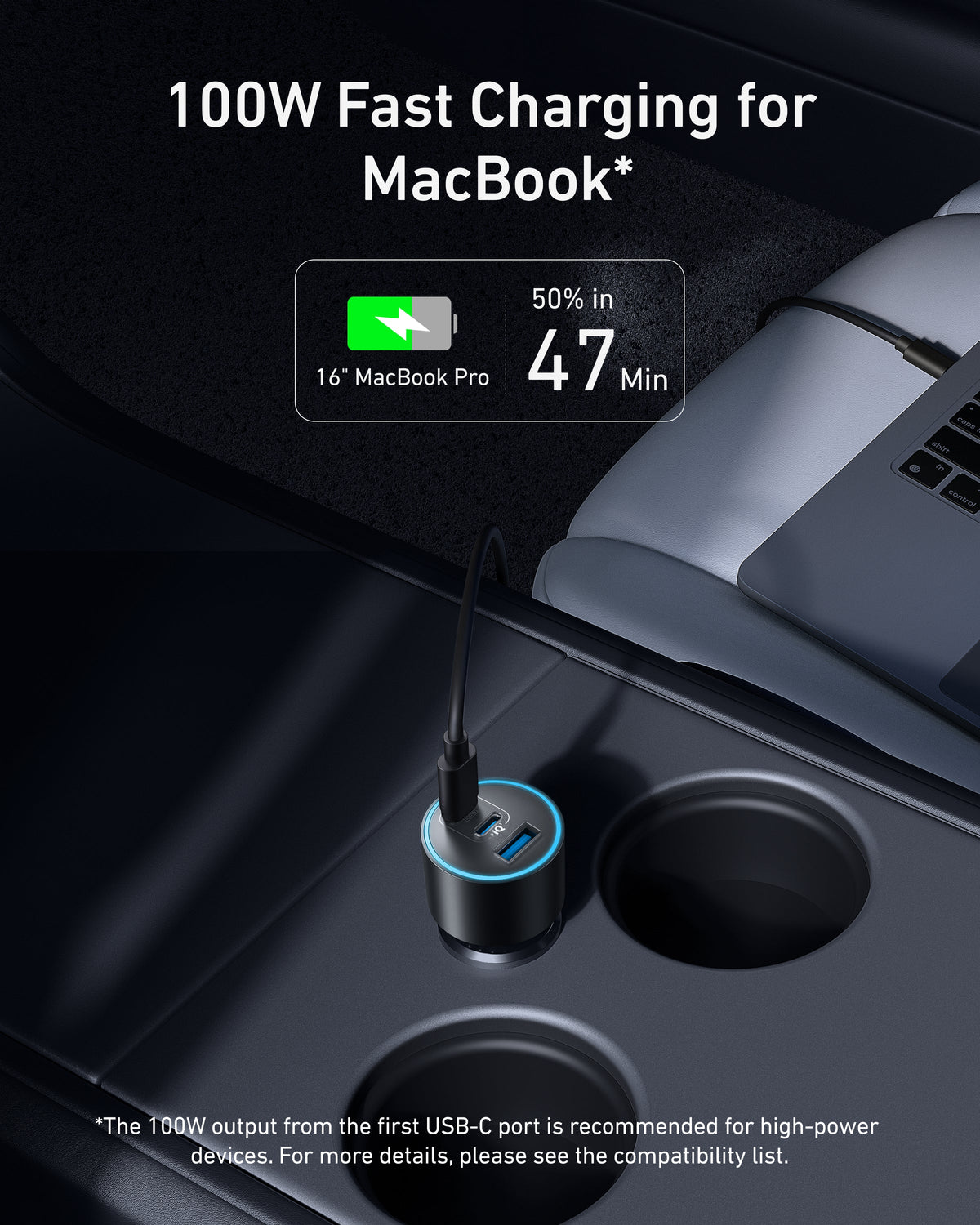 Anker Nano Car Charger 167.5W - product view 3