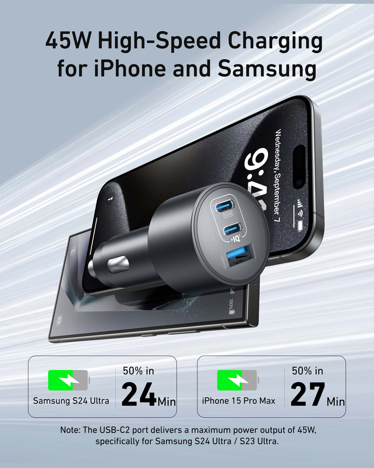Anker Nano Car Charger 167.5W - product view 4