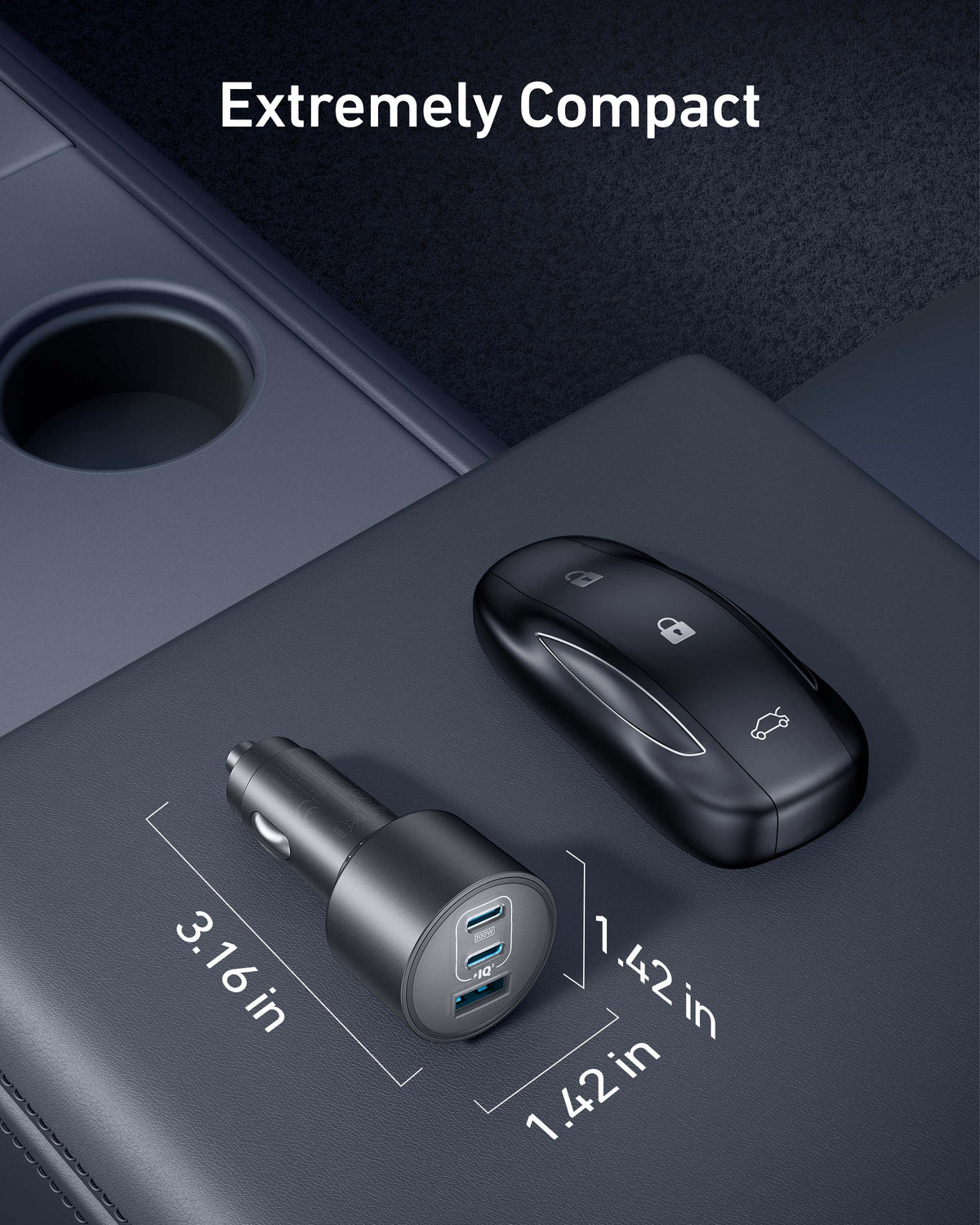 Anker Nano Car Charger 167.5W - product view 5