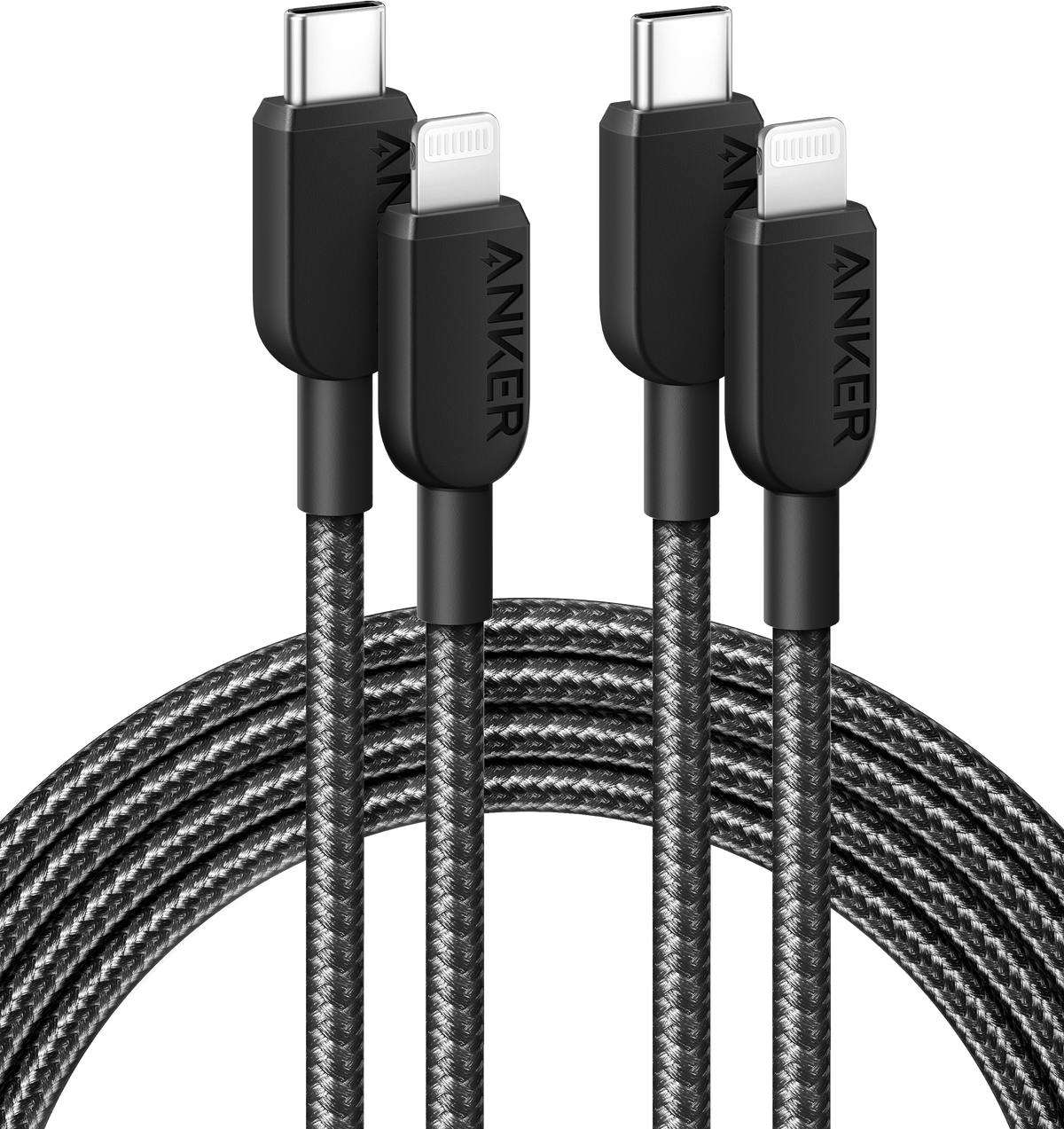 Anker 310 USB-C to Lightning Cable 6 ft 2-Pack