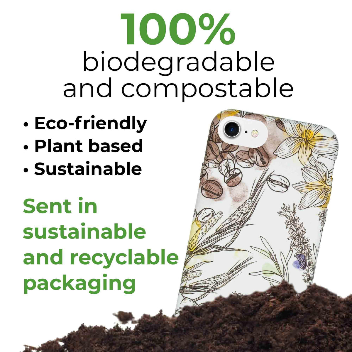 MMORE Watercolor Design - Biodegradable Phone Case - Snagva