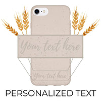 Biodegradable Personalized Phone Case - Natural White - Snagva
