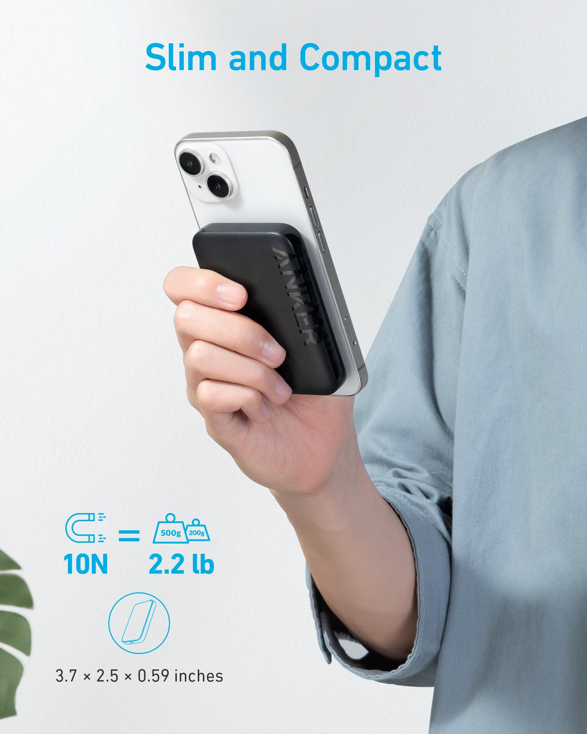 Anker 321 MagGo Battery 5K - product view 3
