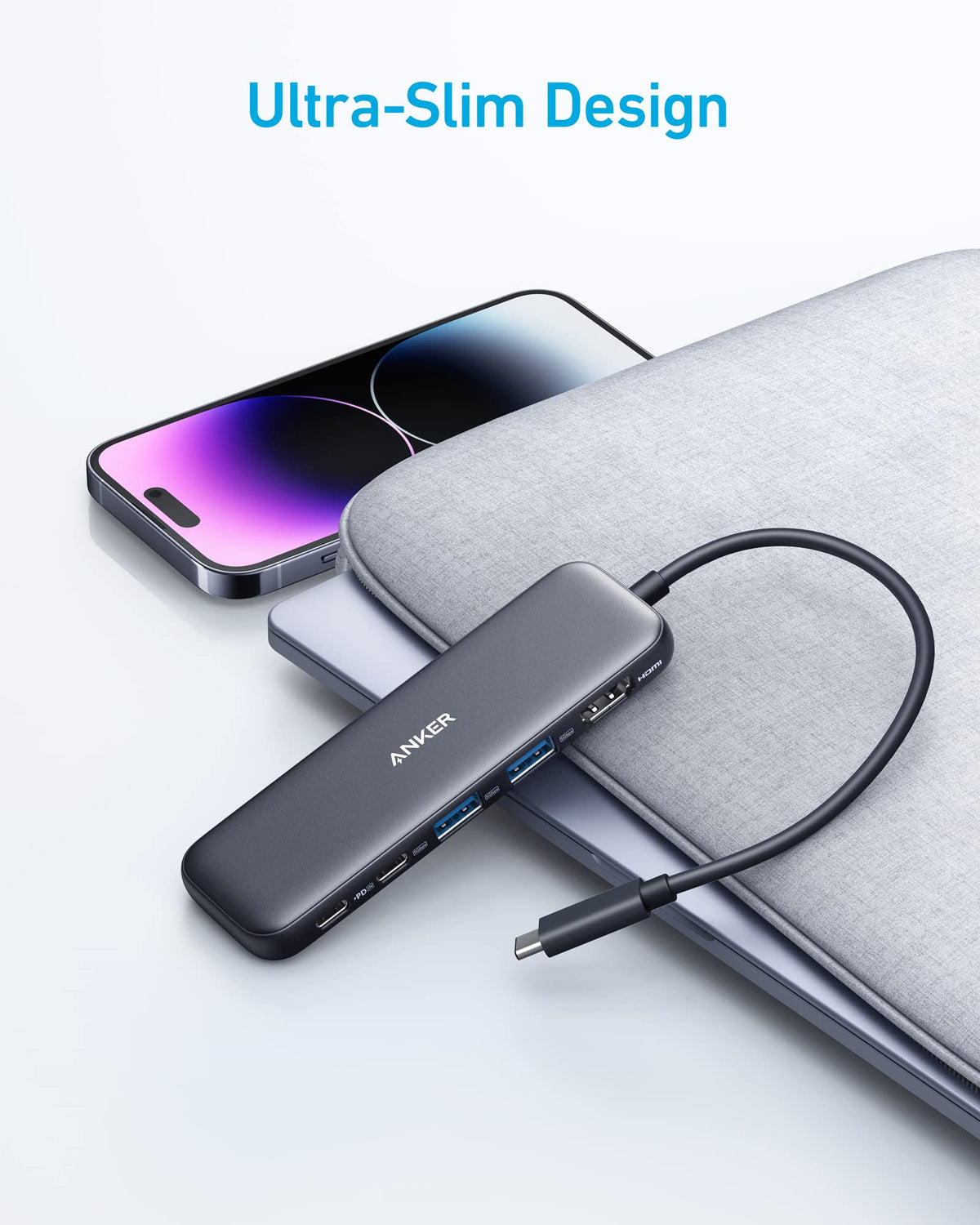 Refurbished Anker 332 USB-C Hub - product view 5