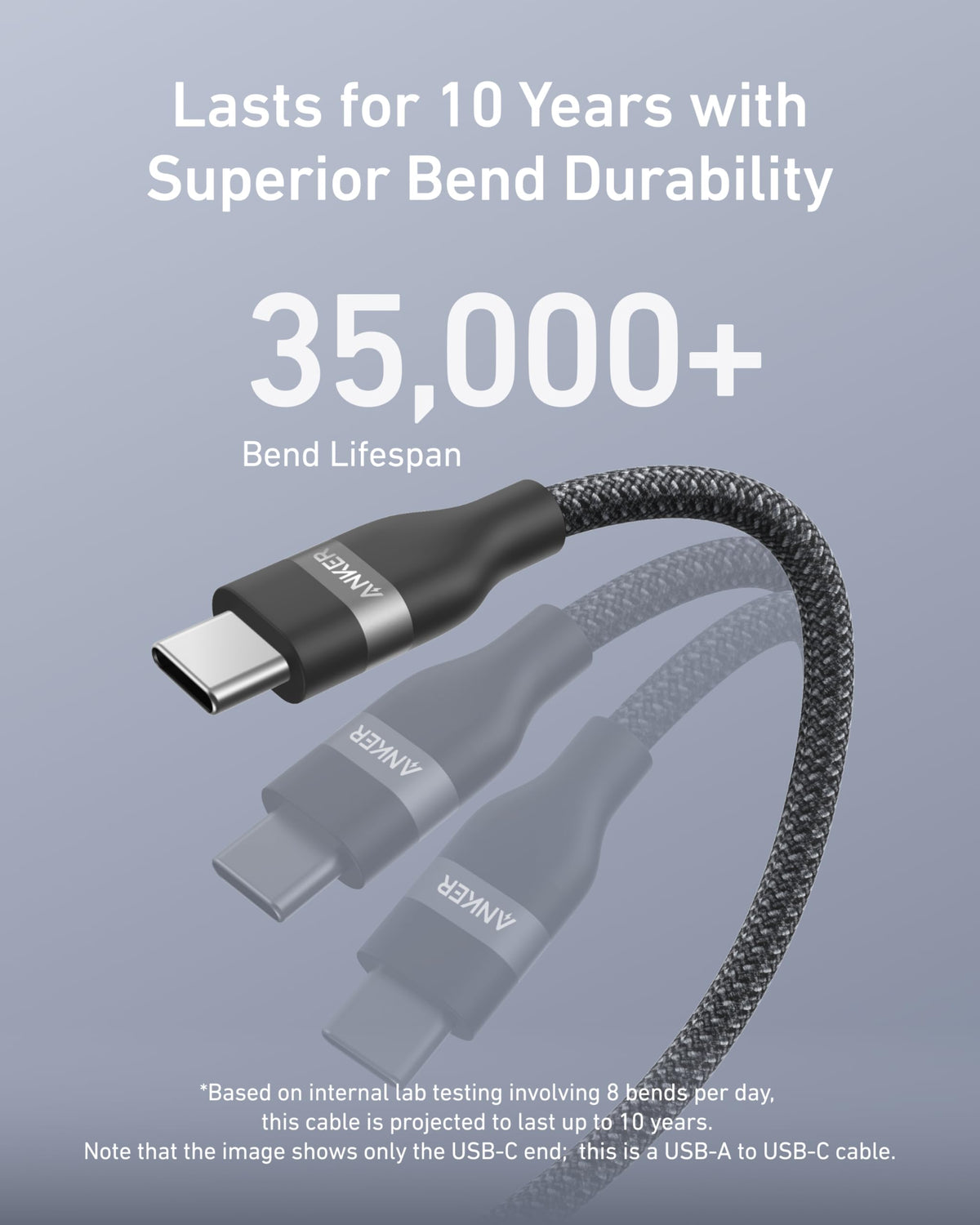 Anker USB-A to USB-C Cable - product view 3