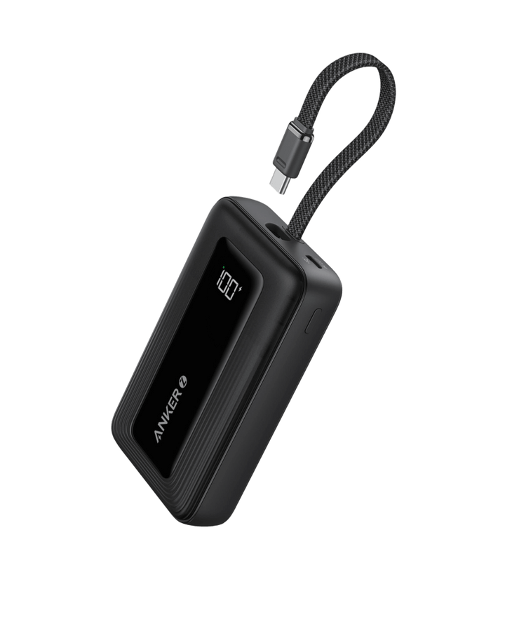 Anker Zolo Power Bank 10K 30W with built-in USB-C cable