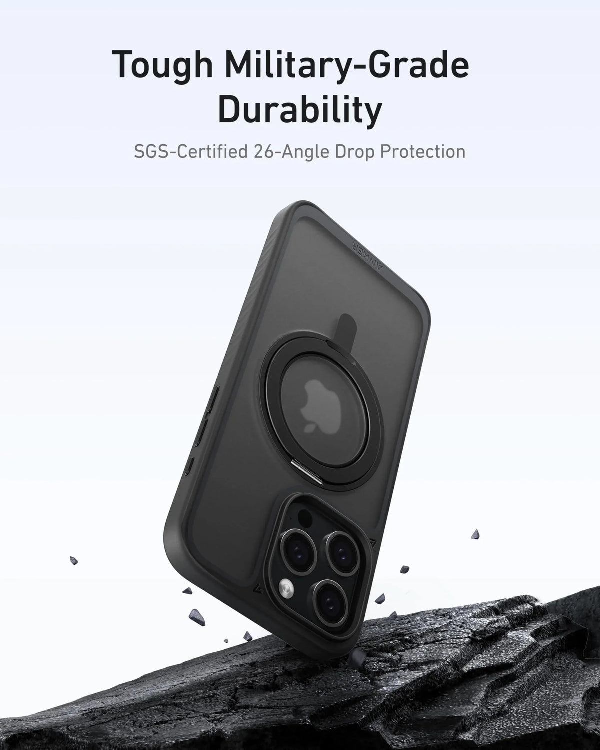 Anker MagGo Magnetic Case with Stand (360° Ring Stand) - Snagva