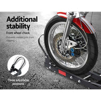 Giantz Motorcycle Motorbike Carrier Rack Ramp 2"Towbar Adjustable