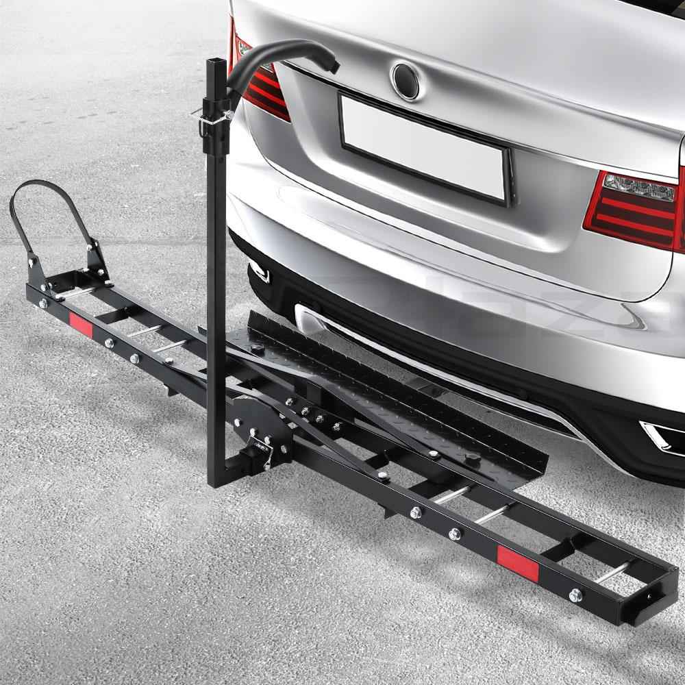 Giantz Motorcycle Motorbike Carrier Rack Ramp 2"Towbar Adjustable