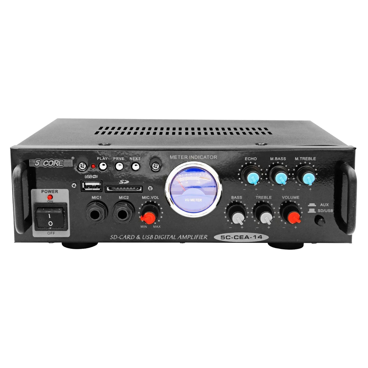 5Core Dual Channel Amplifier Car Audio System 300W Audio Reciver Car - Snagva