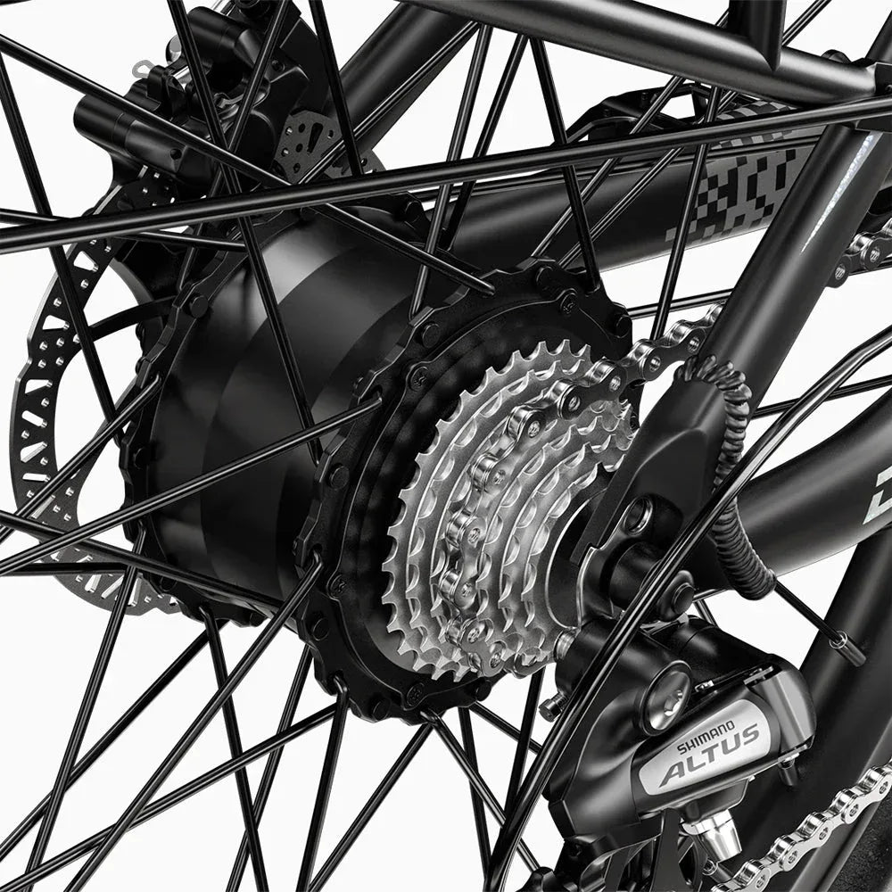 CYSUM Speedy electric mountain bike - 27.5 inch tire, max speed 40km/h - Snagva