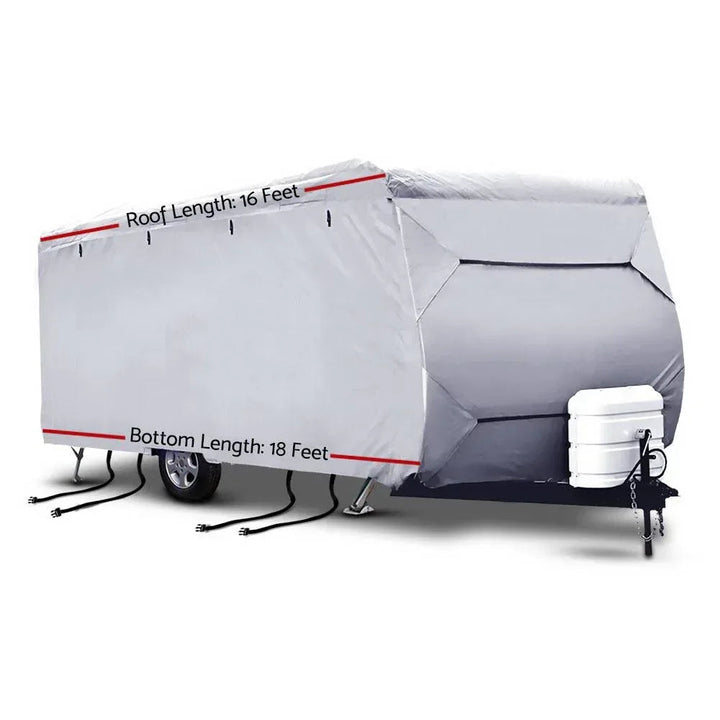 Weisshorn 16-18ft Caravan Cover Campervan 4 Layer UV Water Resistant - Snagva