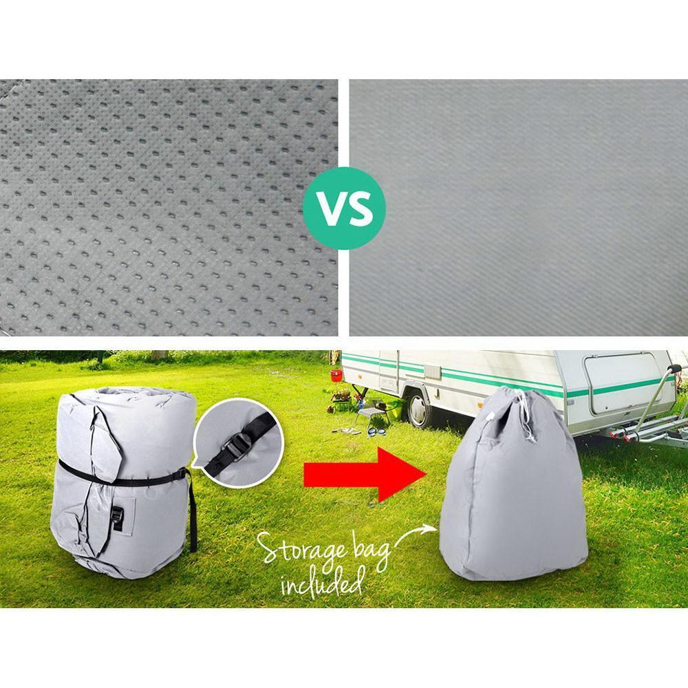 Weisshorn 16-18ft Caravan Cover Campervan 4 Layer UV Water Resistant - Snagva