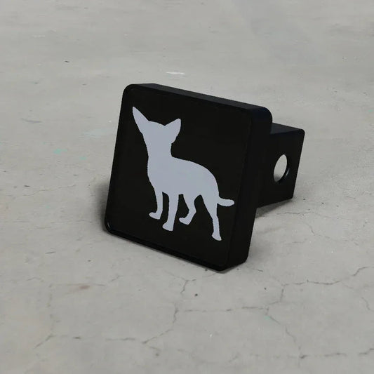 Chihuahua Silhouette LED Hitch Cover - Brake Light