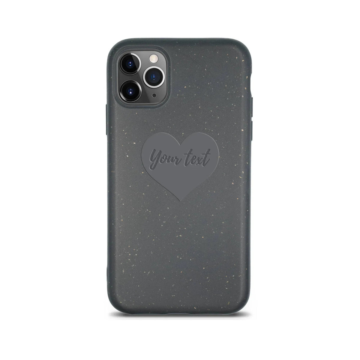Biodegradable Personalized Phone Case - Black - Snagva