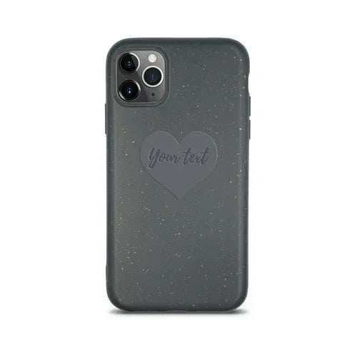 Biodegradable Personalized Phone Case - Black - Snagva