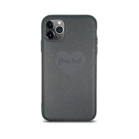 Biodegradable Personalized Phone Case - Black - Snagva