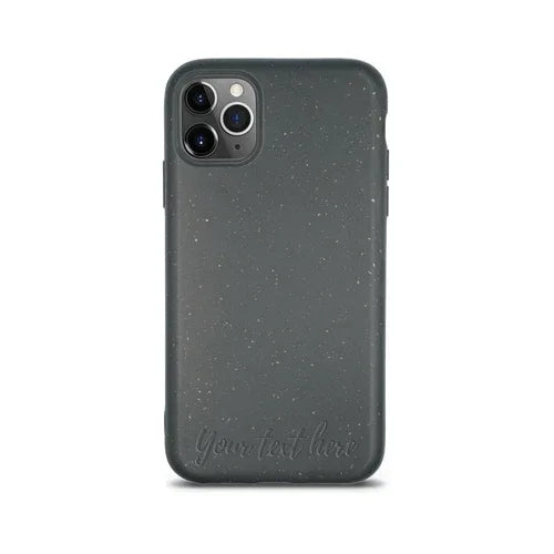 Biodegradable Personalized Phone Case - Black - Snagva