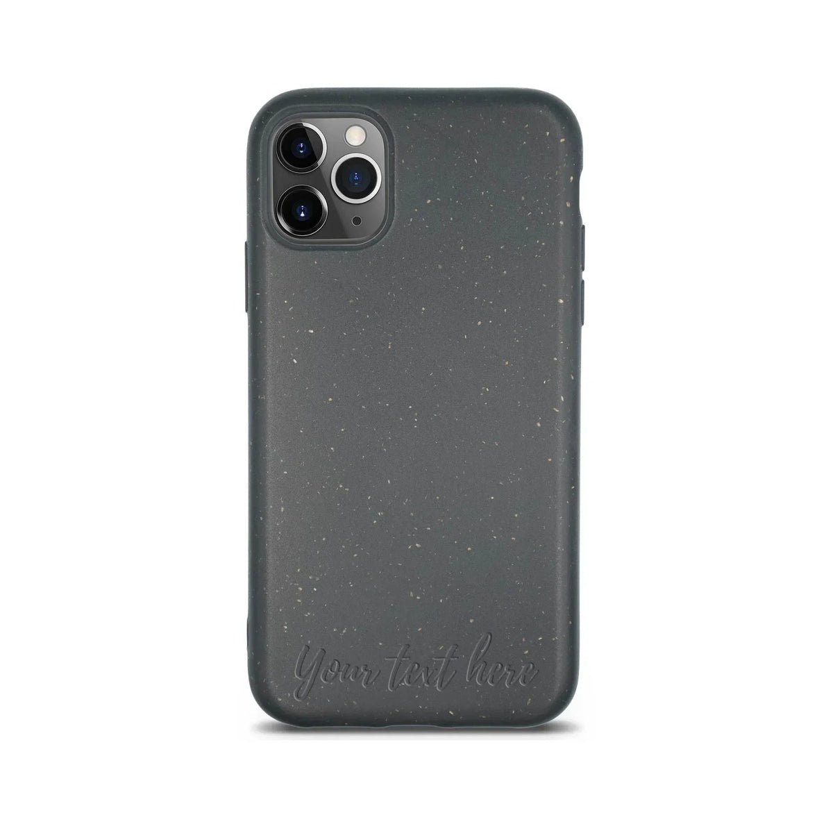 Biodegradable Personalized Phone Case - Black - Snagva
