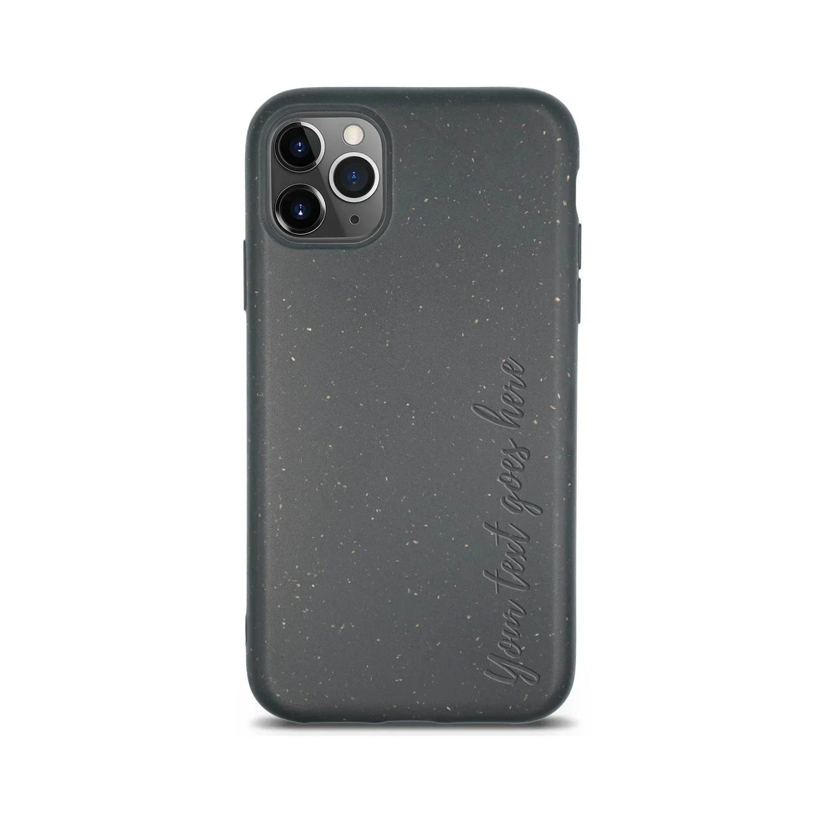Biodegradable Personalized Phone Case - Black - Snagva