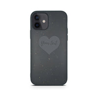 Biodegradable Personalized Phone Case - Black - Snagva