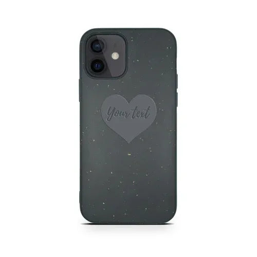 Biodegradable Personalized Phone Case - Black - Snagva